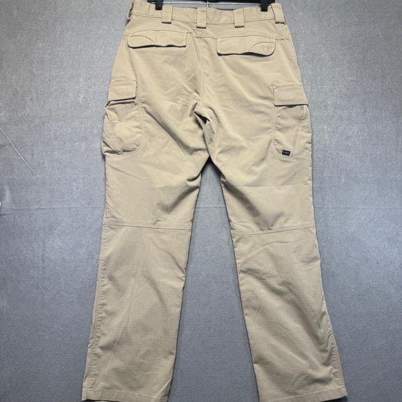 5.11 Tactical Men's Khaki Cargo Pants Size 34x32 Relaxed Fit Utility - Picture 3 of 8